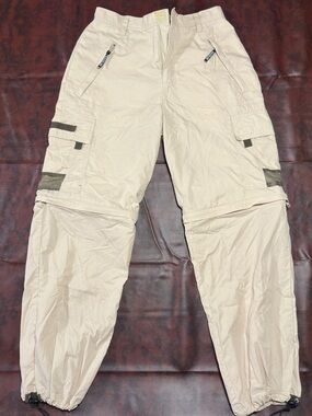 Men's Convertible Cargo Pants - Beige